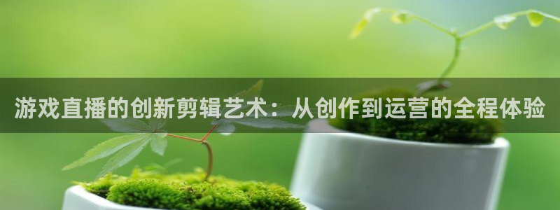 蓝冠娱乐开户测速：游戏直播的创新剪辑艺术：从创作到运营的全程